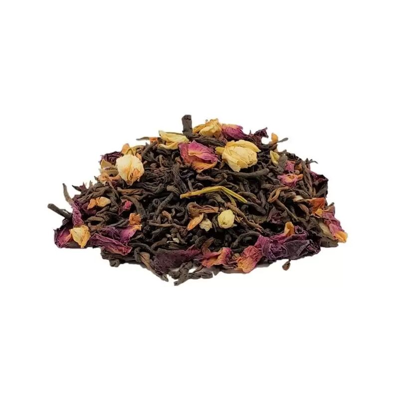 Chás do Mundo ® Chá Vermelho Pu Erh Rosa Purpura