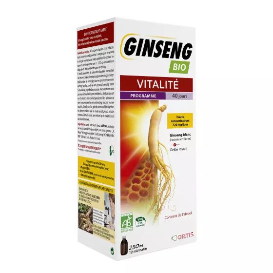 Ortis Ginseng Bio Vitalidade Xarope 250ml