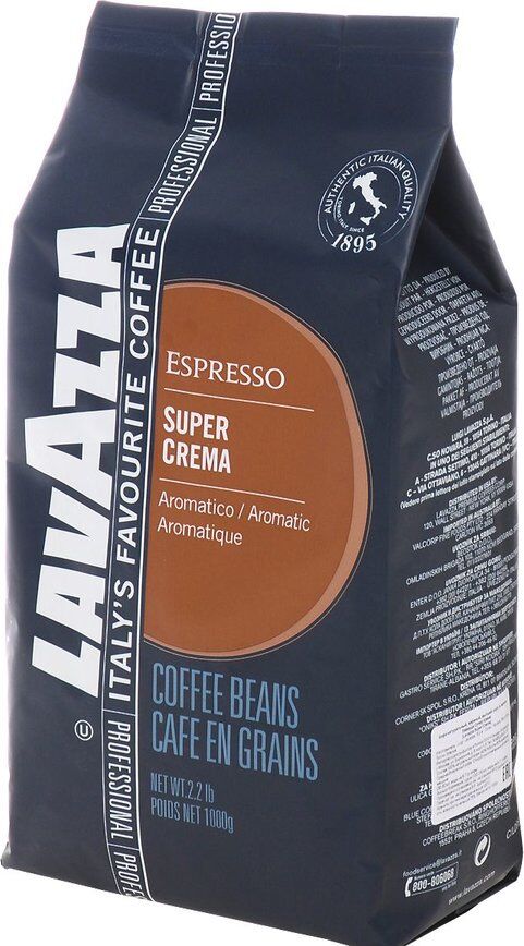 Lavazza Café Em Grão Super Crema 1kg - Lavazza