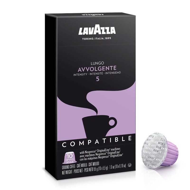 Lavazza Caixa De 10 Cápsulas De Café Expresso Avvolgente Compatível C/ Nespresso (intensidade 5) - Lavazza