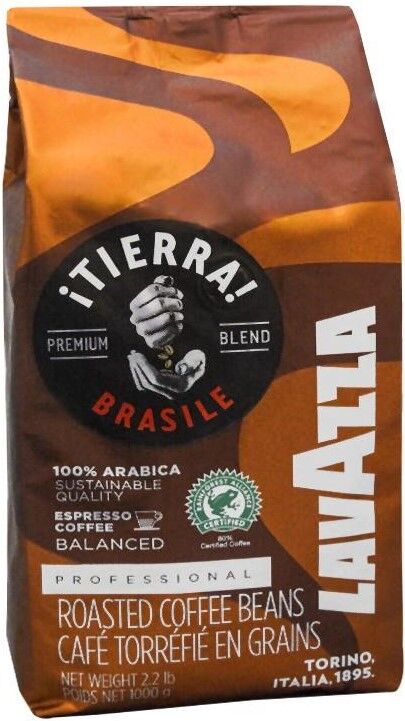 Lavazza Café Em Grão Tierra Origins Brazil 100% Arabica 1kg - Lavazza