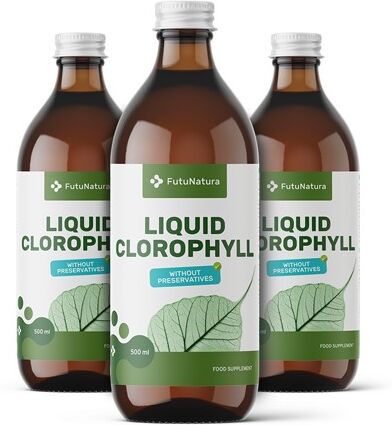 FutuNatura 3x Clorofilă lichidă, total 1500 ml