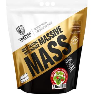 Swedish Supplements Massive Mass 3 5kg Strawberry