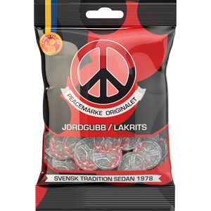 Peacemärke Jordgubb/Lakrits80g 18st