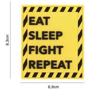 101 INC PVC Patch - Eat Sleep Fight Repeat