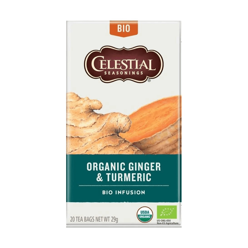 Celestial Organic Ginger & Turmeric 20 p&aring;sar The