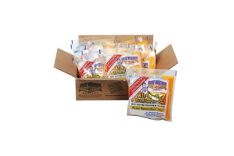 Great Northern Popcorn Portionsförpackning 12 oz 120 pack Gul