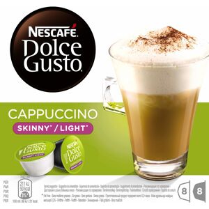 Nescafe NESCAFÉ Dolce Gusto Cappuccino Skinny/Light Coffee Pods, 16 Capsules (Pack of 3