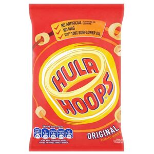 Hula Hoops Original Crisps 34g (Pack of 32)