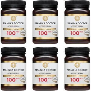 Manuka Doctor 100 MGO Manuka Honey 500g - 6 Pack