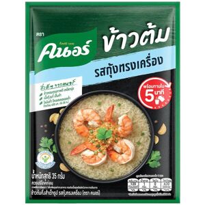 Knorr Sachet Instant Rice Soup Porridge Shrimp Garlic 35 g. x 4 / 12 / 24 pcs