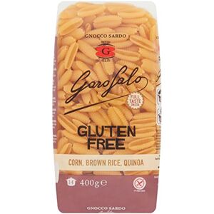 Garofalo Gluten Free Gnocchi Sardi (shell shape) Italian Dried Pasta, 400g - Suitable for Coeliac and Vegan diets (Pack of 1)