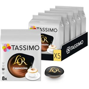 TASSIMO L'OR Cappuccino Coffee Capsules Refills T-Discs Pods, 8 Drinks