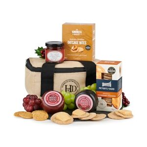 Thornton & France The Cheese Cool Bag Hamper Gift Gift For Him or Her Luxury Artisan Cheese Gift with Crackers and Chutney