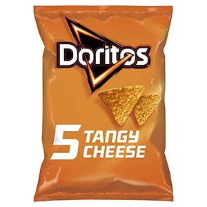 Doritos Tangy Cheese Vegetarian Tortilla Chips Multipack, Ideal for Snacking, 30 g (Pack of 5)
