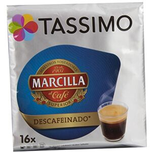 Tassimo T Discs Marcilla Decaf Decaffeinated Espresso Coffee (1 Pack, 16 Discs/Servings)