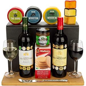 InterHamper Wine and Cheese Connoisseur Hamper presented in a Luxury Gift Box