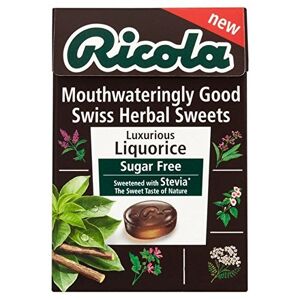 Ricola Box - Liquorice With Stevia 45g (PACK OF 11)