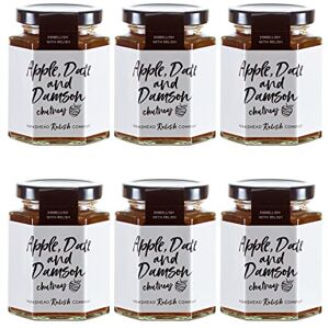 Mystic Moments Hawkshead Relish Company – Apple, Date & Damson Chutney 195g (Pack of 6)