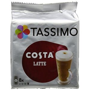 TASSIMO Costa Latte Coffee 1 x Pack (16 T Discs, 8 Servings)