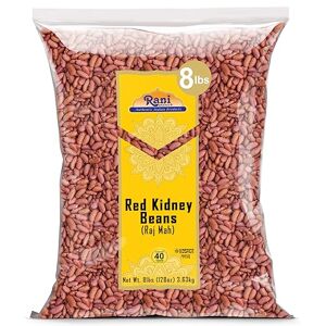 RANI BRAND AUTHENTIC INDIAN PRODUCTS Rani Red Kidney Beans, Light 128oz (8lbs) 3.63kg Bulk ~ All Natural Vegan Gluten Friendly NON-GMO Kosher Raj Mah