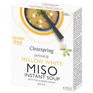 Clearspring Mellow White Miso Instant Soup - 10g x 4 Pack