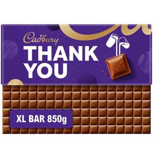 Cadbury Dairy Milk Thank You Gift Chocolate Bar 850g
