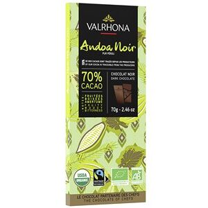 Valrhona Andoa Noir, 70% dark chocolate bar