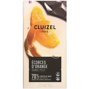 Cluizel Ecorces D'orange, Grand Cru, 70% dark chocolate bar