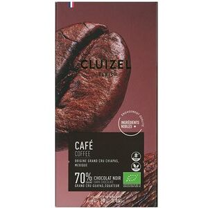 Cluizel Cafe, Grand Cru, 70% dark chocolate bar