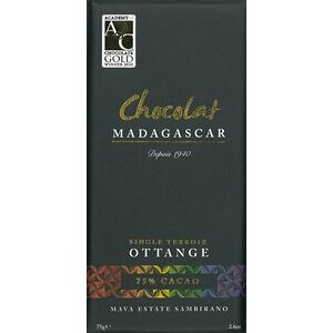 Chocolat Madagascar, Ottange, 75% dark chocolate bar