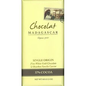 Chocolat Madagascar, white chocolate bar