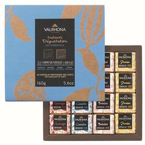 Valrhona, Les Essentiels, Assorted Chocolate Tasting Squares 160g
