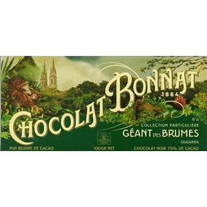 Bonnat, Geant Des Brumes, 75% dark chocolate bar