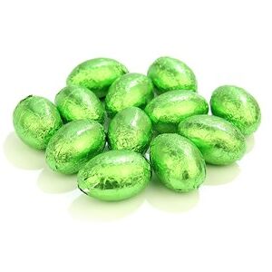 Novelty Cocoa Co. Green mini Easter eggs - Bulk bag of 620 (approx.)