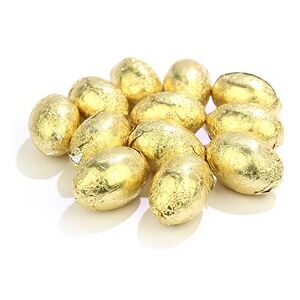 Novelty Cocoa Co. Gold mini Easter eggs - Bag of 100 (approx.)