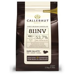 Callebaut dark chocolate chips (callets) 54% - 1kg bag