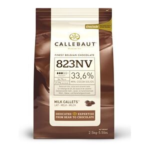 Callebaut milk chocolate chips (callets) - 1kg bag