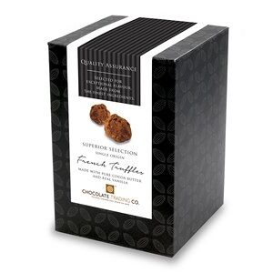 Chocolate Trading Co Superior Selection, French Chocolate Truffles Cube