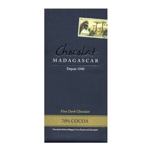 Chocolat Madagascar, 70% dark chocolate bar