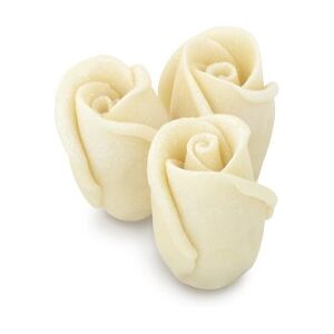 Make, Bake & Decorate White chocolate Rosebuds - Box of 20 White Chocolate Rose Buds