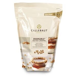 Callebaut salted caramel chocolate pearls (Crispearls)