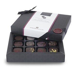 Chocolate Trading Co Fruity Dark 12/18/24 Chocolate Gift Box - Personalised 12 Box
