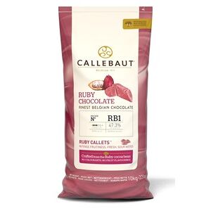 Callebaut Ruby chocolate chips (callets) - 10kg bag