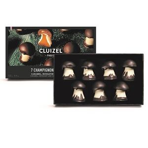 Cluizel Les Champignons, caramel & chocolate mushrooms - Box of 7