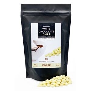 Make, Bake & Decorate White Chocolate Chips - Medium 500g bag