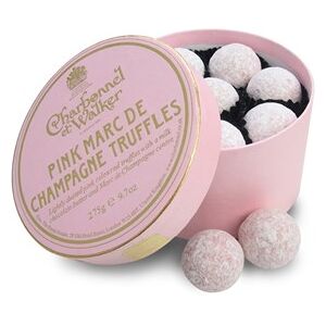 Charbonnel et Walker Pink Marc de Champagne truffles - 275g box