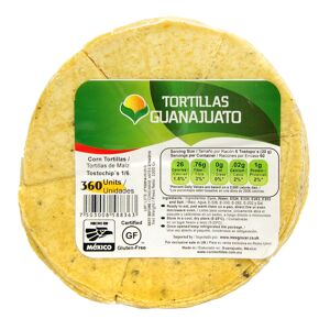 Guanajuato Pre Cut Yellow Corn Tortilla for Frying 10x1kg Case