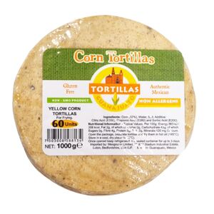 Guanajuato Yellow Corn Tortilla for Frying 15cm 10x1kg Case