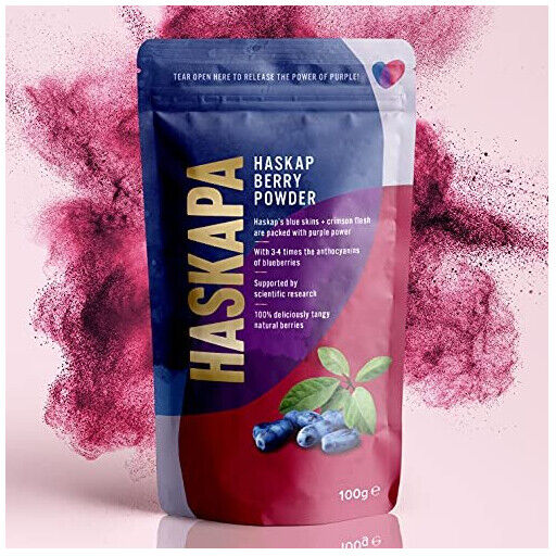 Haskapa   Super Berry Powder   100% Natural Vegan Haskap Berries   High in Vitam